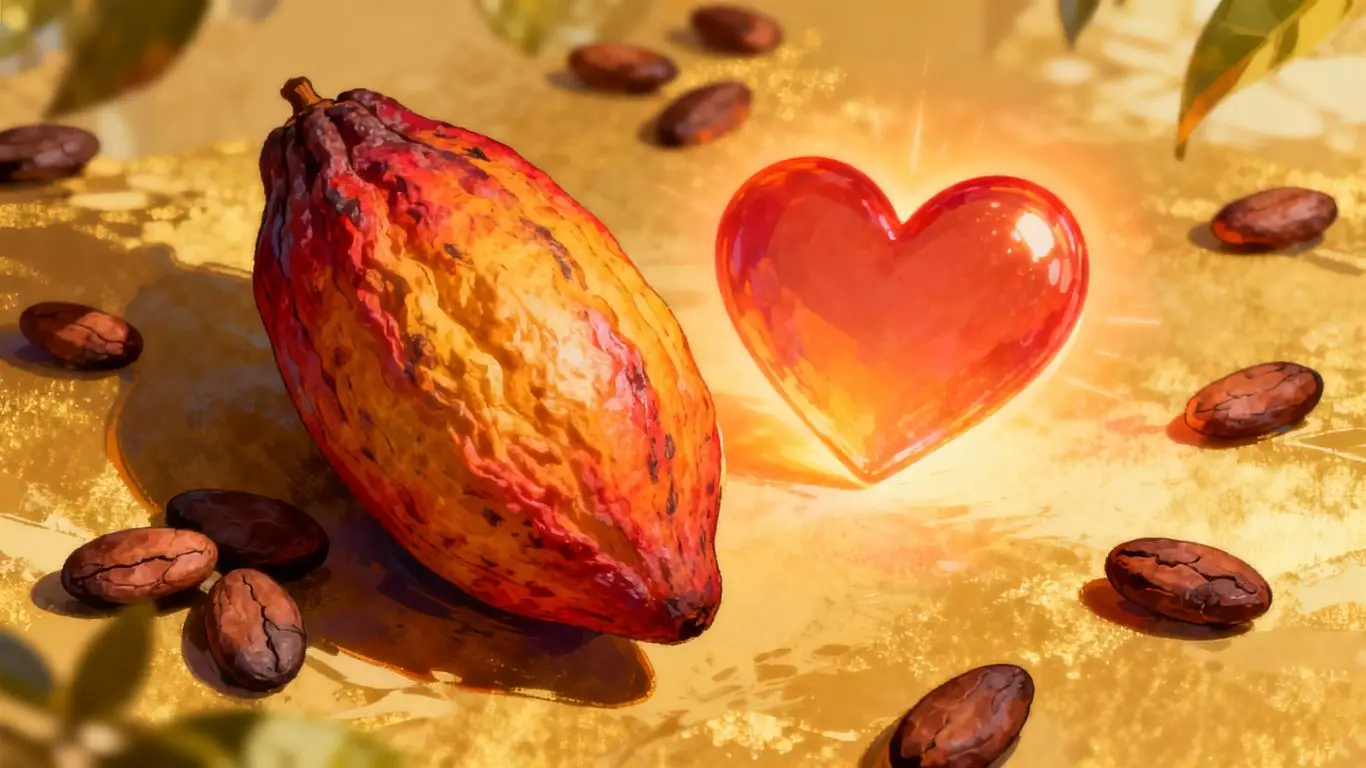 Cocoa extract, heart health, and anti-inflammation benefits.