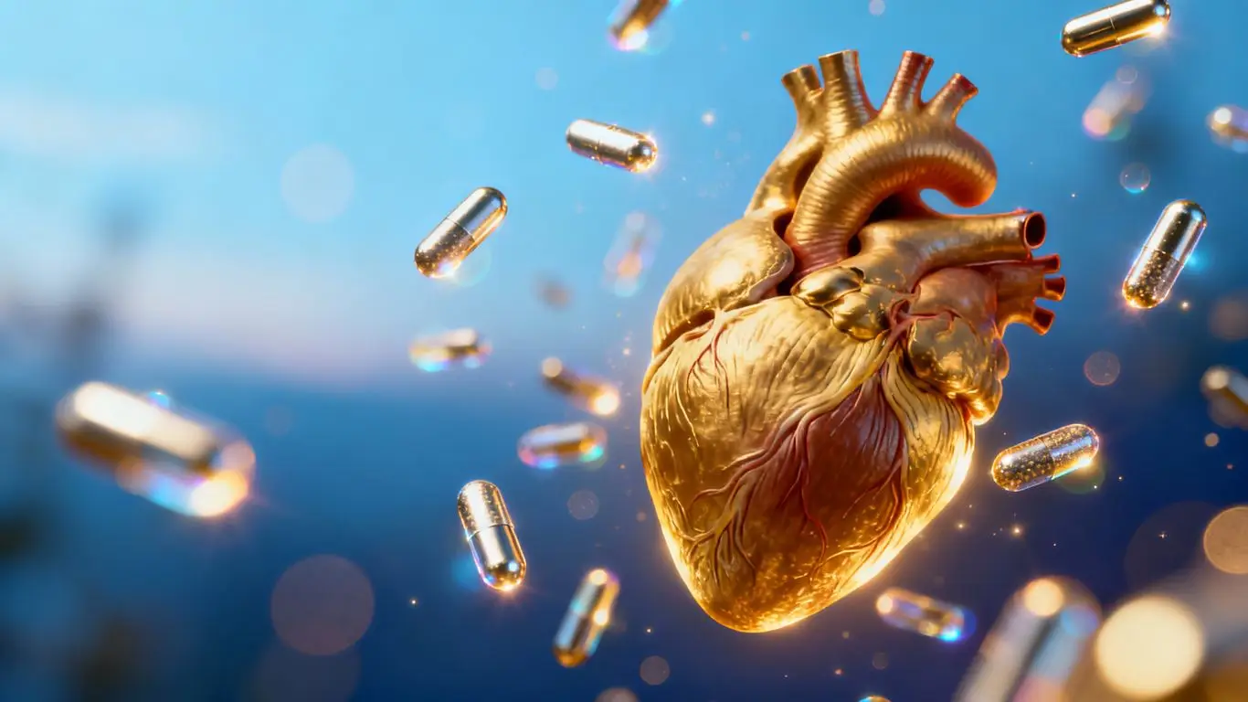 Heart health with magnesium supplements.